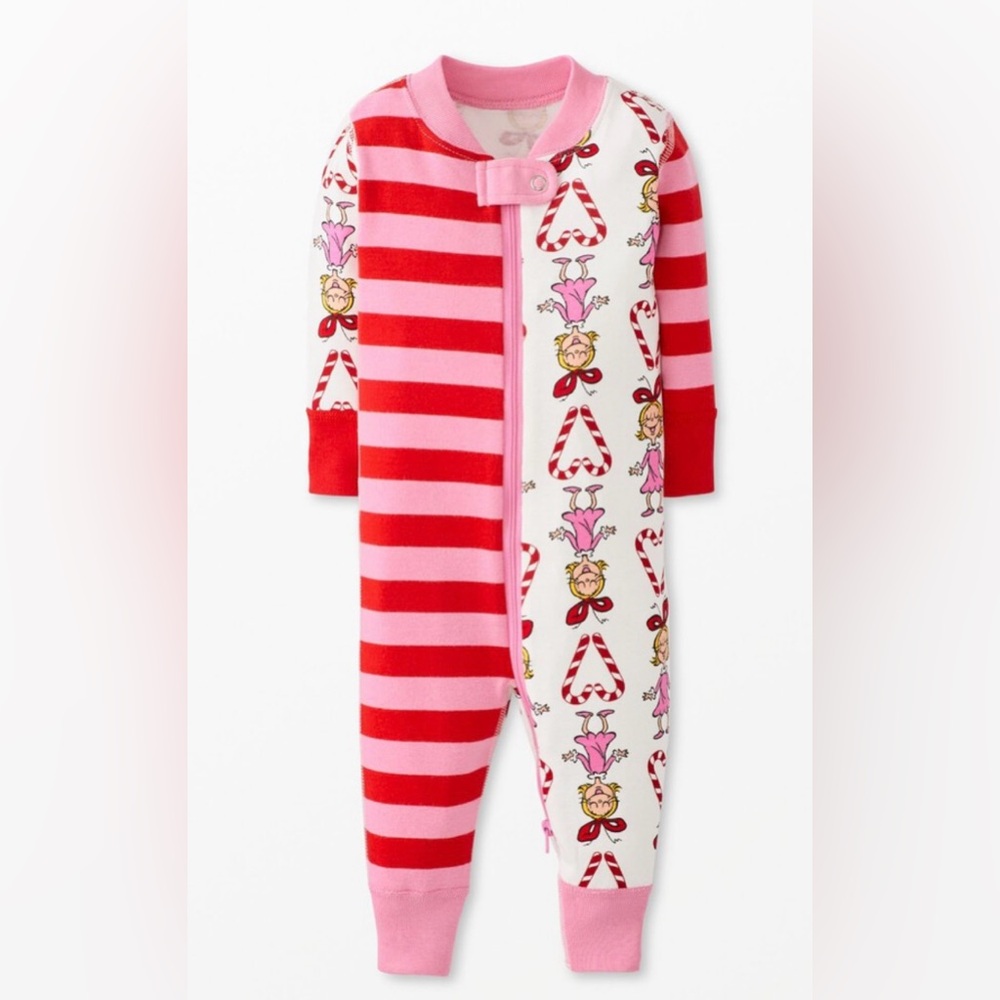 Hanna Anderson Dr.Seuss 2 way zipper romper pajama. NWOT washed but never worn
